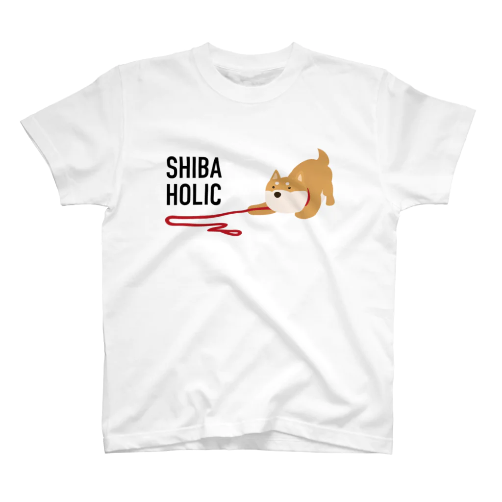 しばじるしデザインのSHIBA HOLIC（赤✕赤） Regular Fit T-Shirt