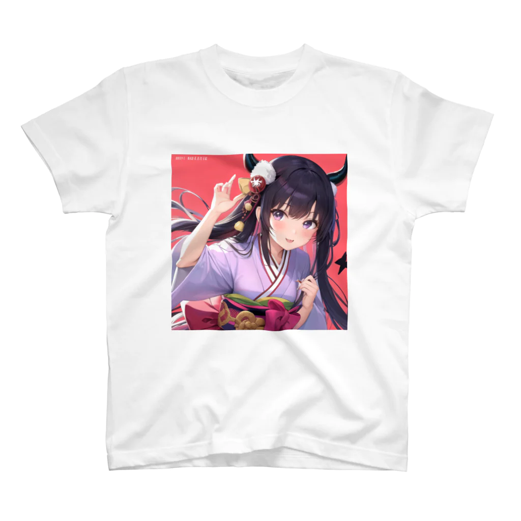 癒しのあるオリジナルグッズ販売所の美少女二次元イラストグッズ Regular Fit T-Shirt