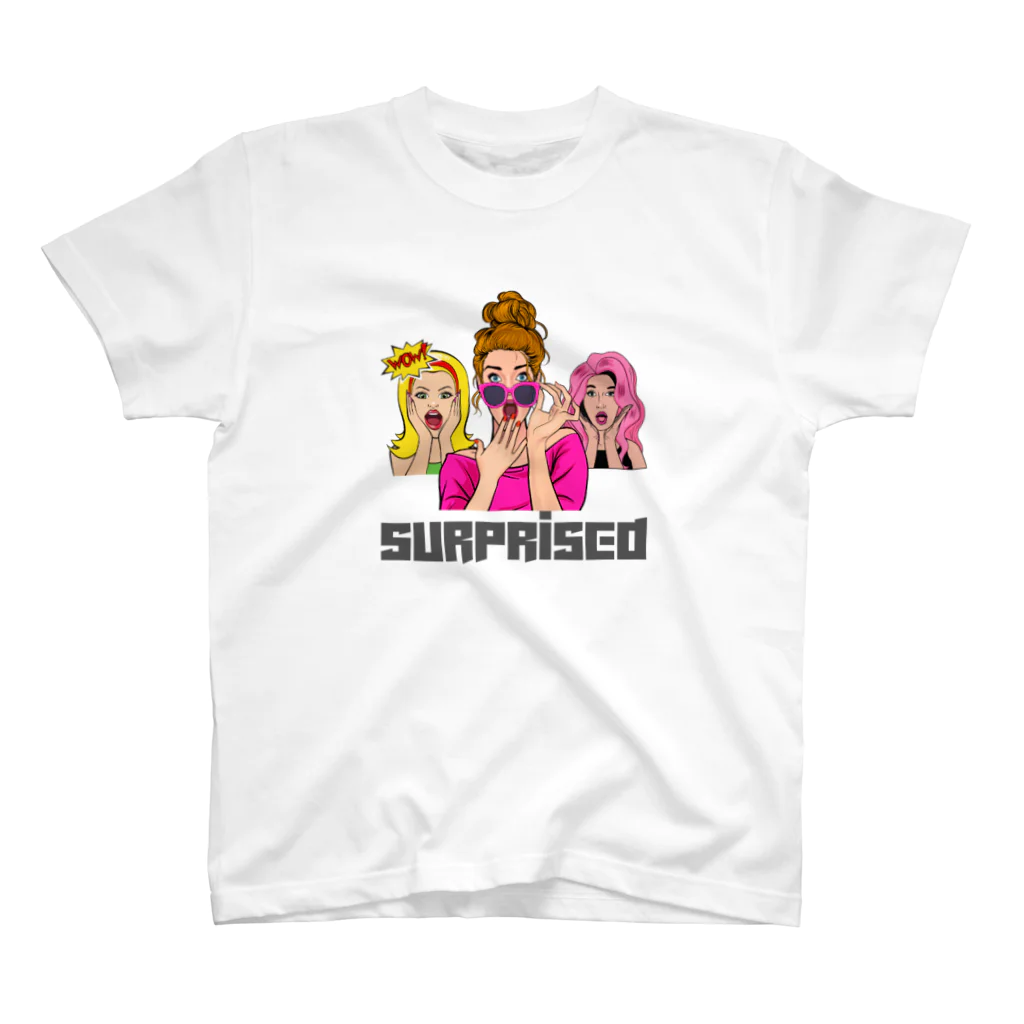 designerk　ＧＰのSurprised　➌ スタンダードTシャツ