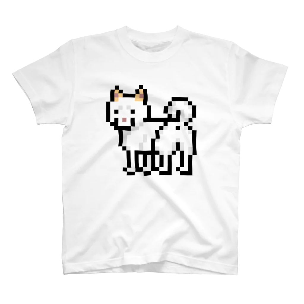 モチクマのドット絵白しばけつ Regular Fit T-Shirt