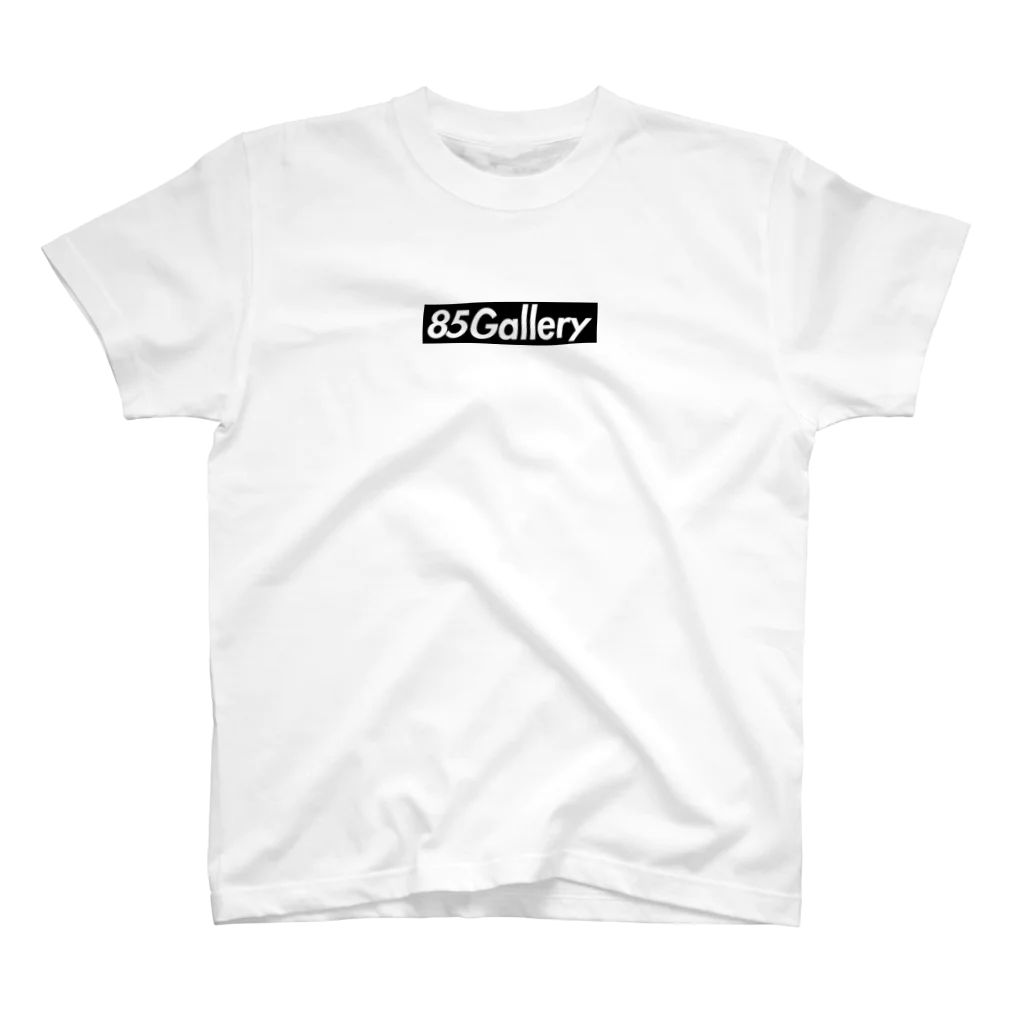 85Gallery Official Goods ShopのHACHIGO SHOP QR BLACK スタンダードTシャツ