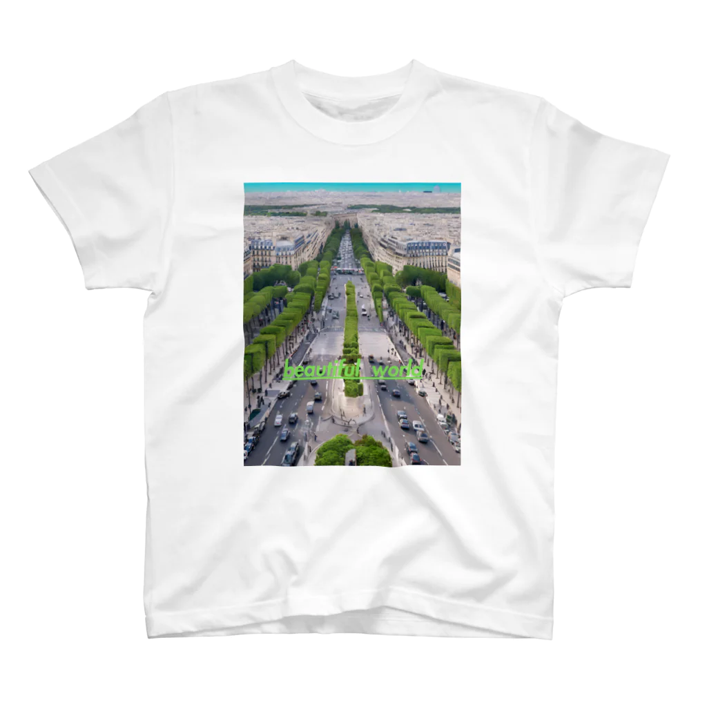 jmassaのbeautiful world (Avenue of Europe) Regular Fit T-Shirt