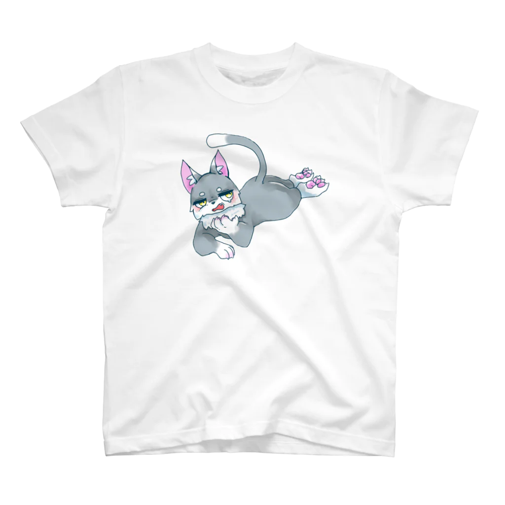 星猫堂のねむねむシルバさん スタンダードTシャツ