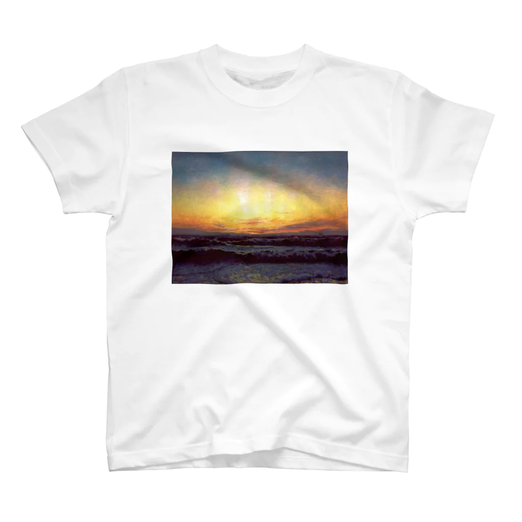 世界美術商店の荒天の北海 / The North Sea in Stormy Weather スタンダードTシャツ