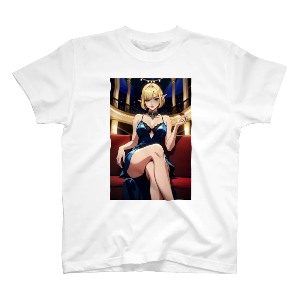 AI美女グラビアアートの異世界ラウンジ〜キサラ・エレナ4〜 スタンダードTシャツ