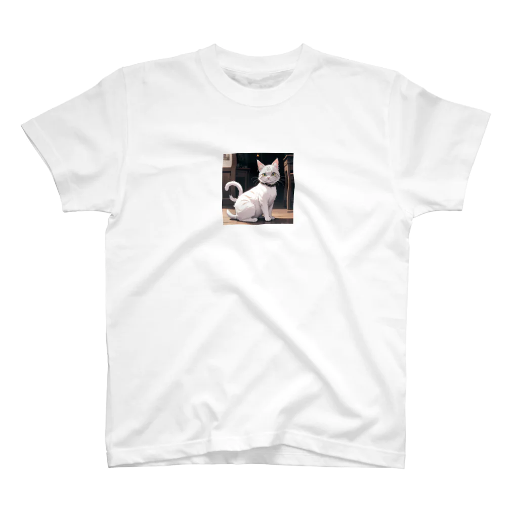 御殿のヒロ（猫大好き）の癒しの猫 Regular Fit T-Shirt