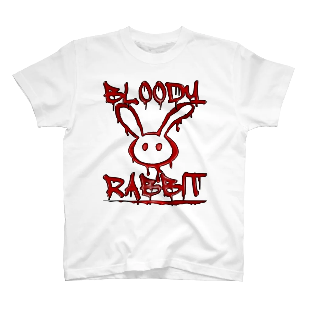 Ａ’ｚｗｏｒｋＳのらくがきBLOODYRABBIT スタンダードTシャツ