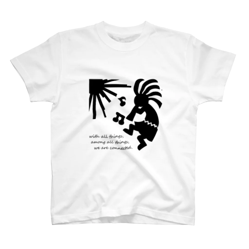 Like Native Americanのココペリ　デザイン　Tシャツ スタンダードTシャツ