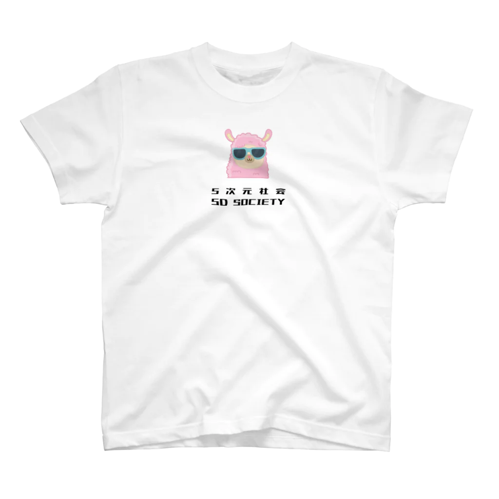 5次元社会の5次元社会 5D Society スタンダードTシャツ