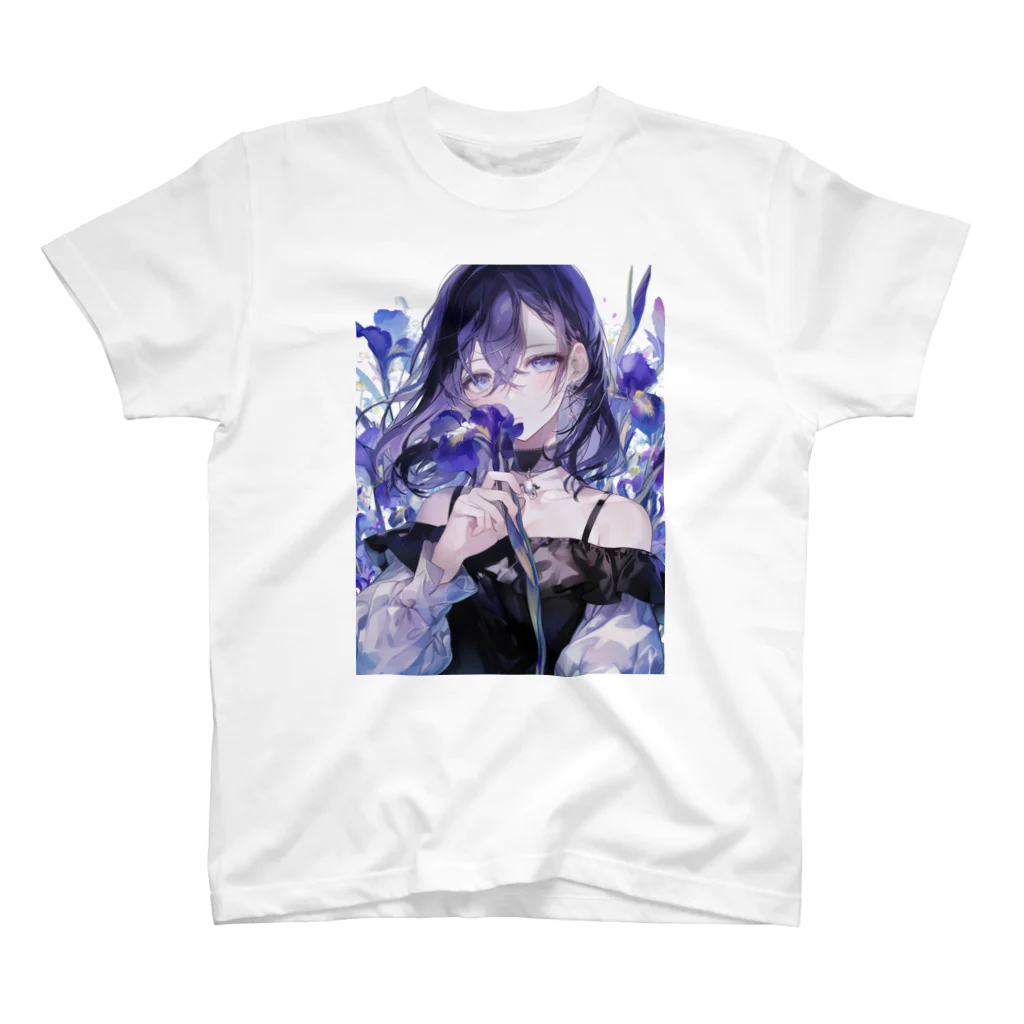 AQUAMETAVERSEの花菖蒲の優美な香り　BLUE PLUM  691 スタンダードTシャツ