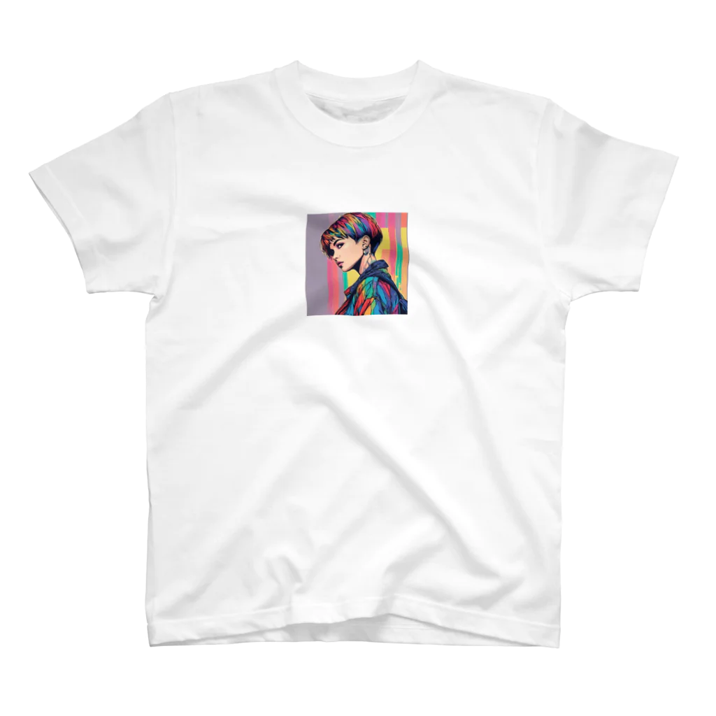 LGBTQ-のカラフル Regular Fit T-Shirt