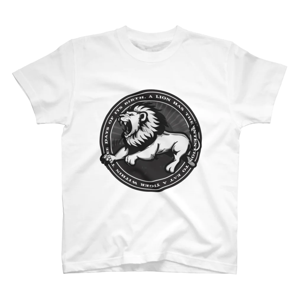 Ａ’ｚｗｏｒｋＳのLION IN A CIRCLE Regular Fit T-Shirt