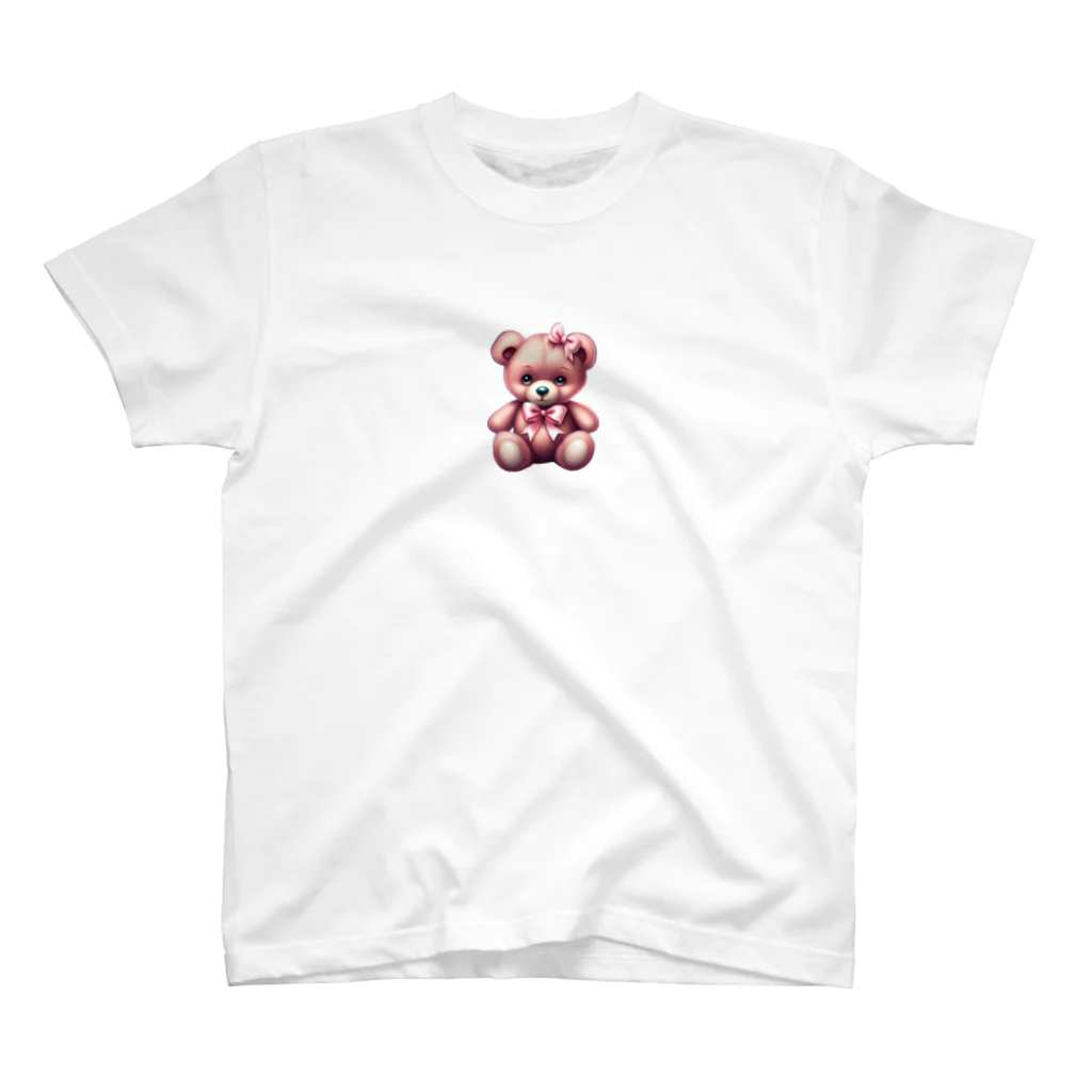 くま好きのおみせ🧸🌷︎のふわふわクマさん Regular Fit T-Shirt