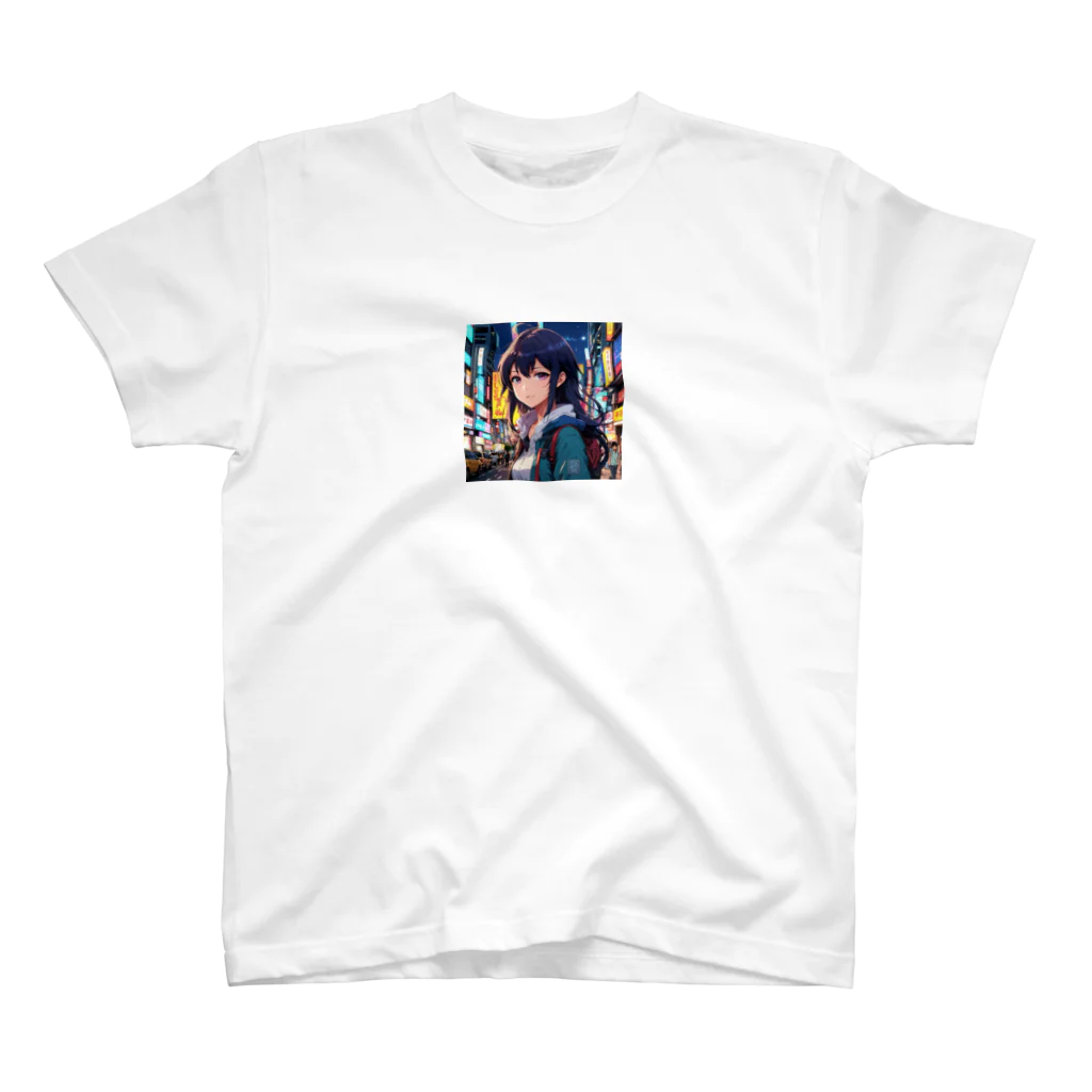 sion1010のひとりで演奏する、夢いっぱいの女の子♪ スタンダードTシャツ