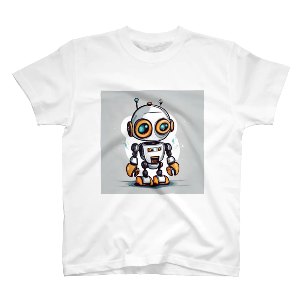 Freedomのかわいいロボットのイラストグッズ スタンダードTシャツ