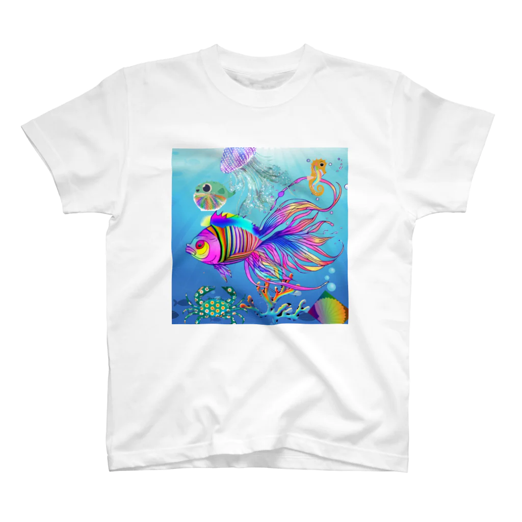 七福茶の海の楽園 Regular Fit T-Shirt