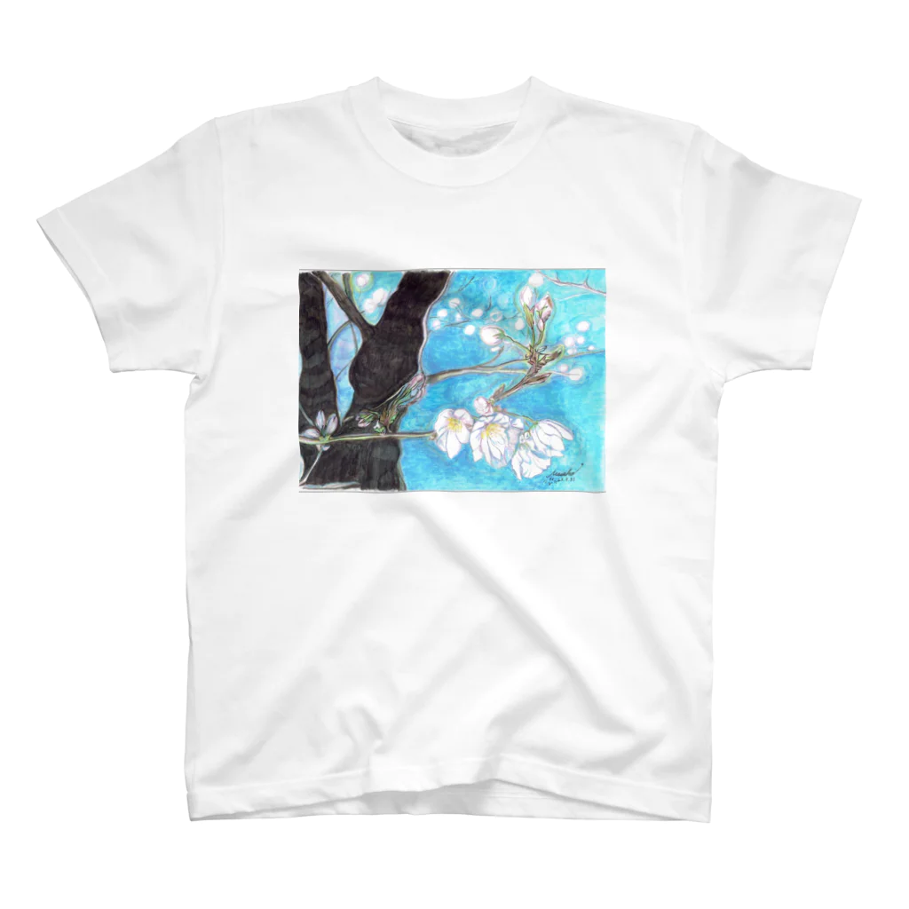 Daria tanakaの夜桜デッサン Regular Fit T-Shirt