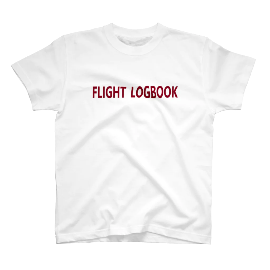 アメリカンベース のエアライングッズ　飛行日誌　FLIGHTLOGBOOK Regular Fit T-Shirt