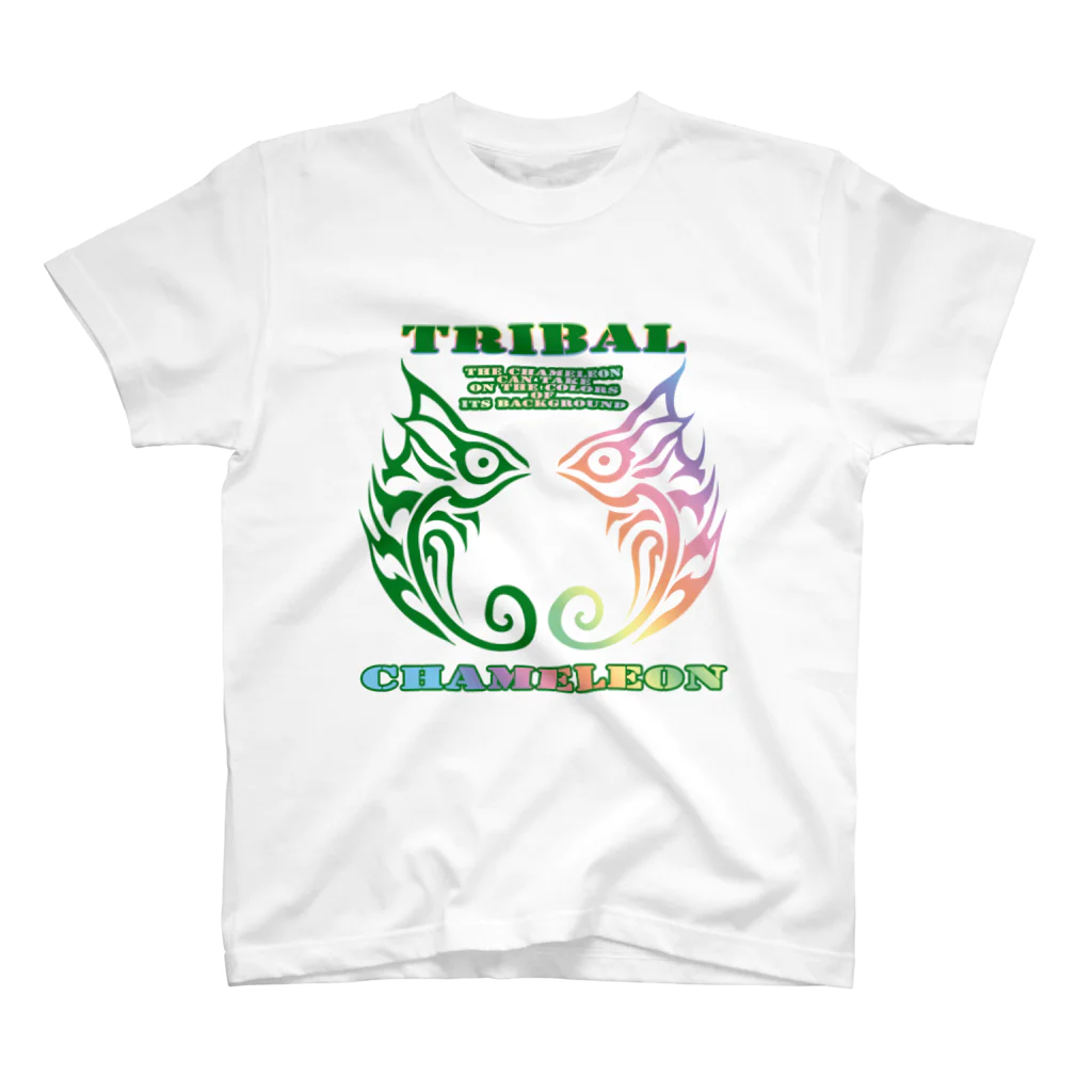 Ａ’ｚｗｏｒｋＳのTRIBAL CHAMELEON スタンダードTシャツ