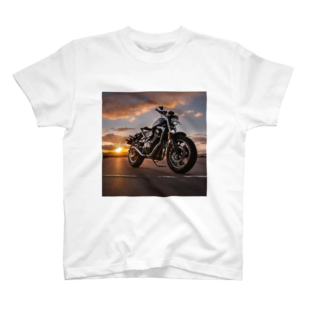 the blue seasonの夕焼けの旅路 スタンダードTシャツ