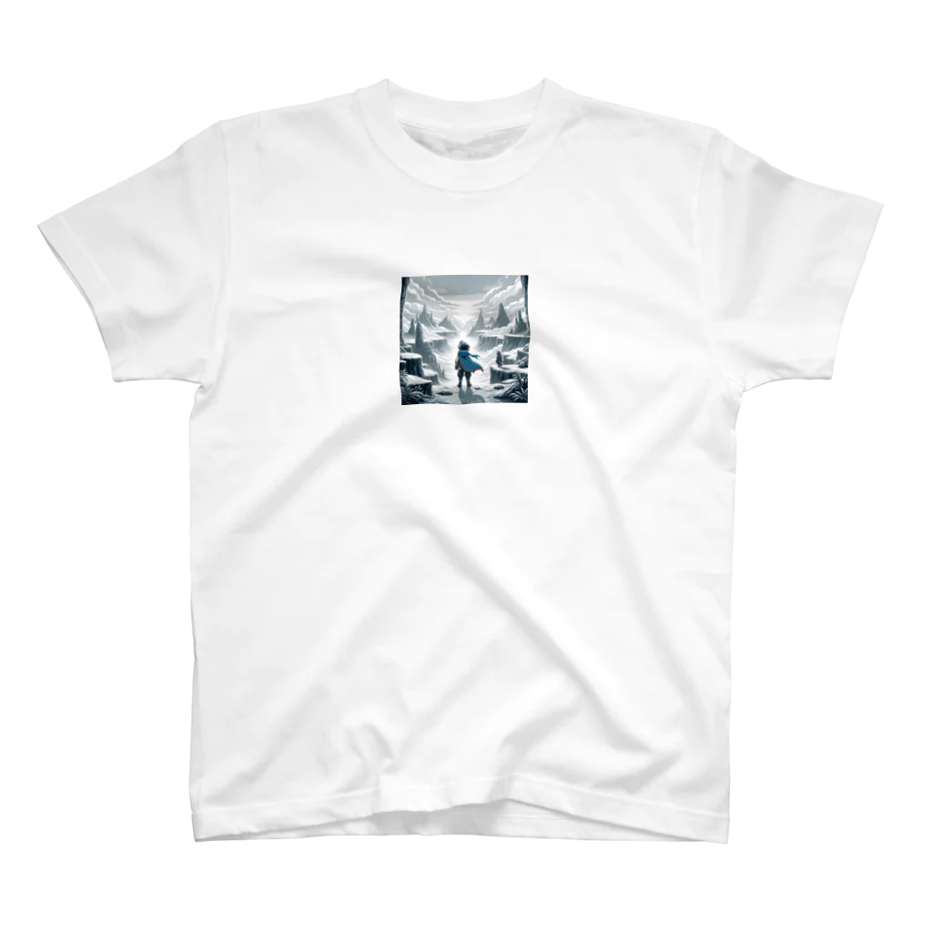 勇者@PixelArtの勇者の冒険(灰)20240331-1 Regular Fit T-Shirt