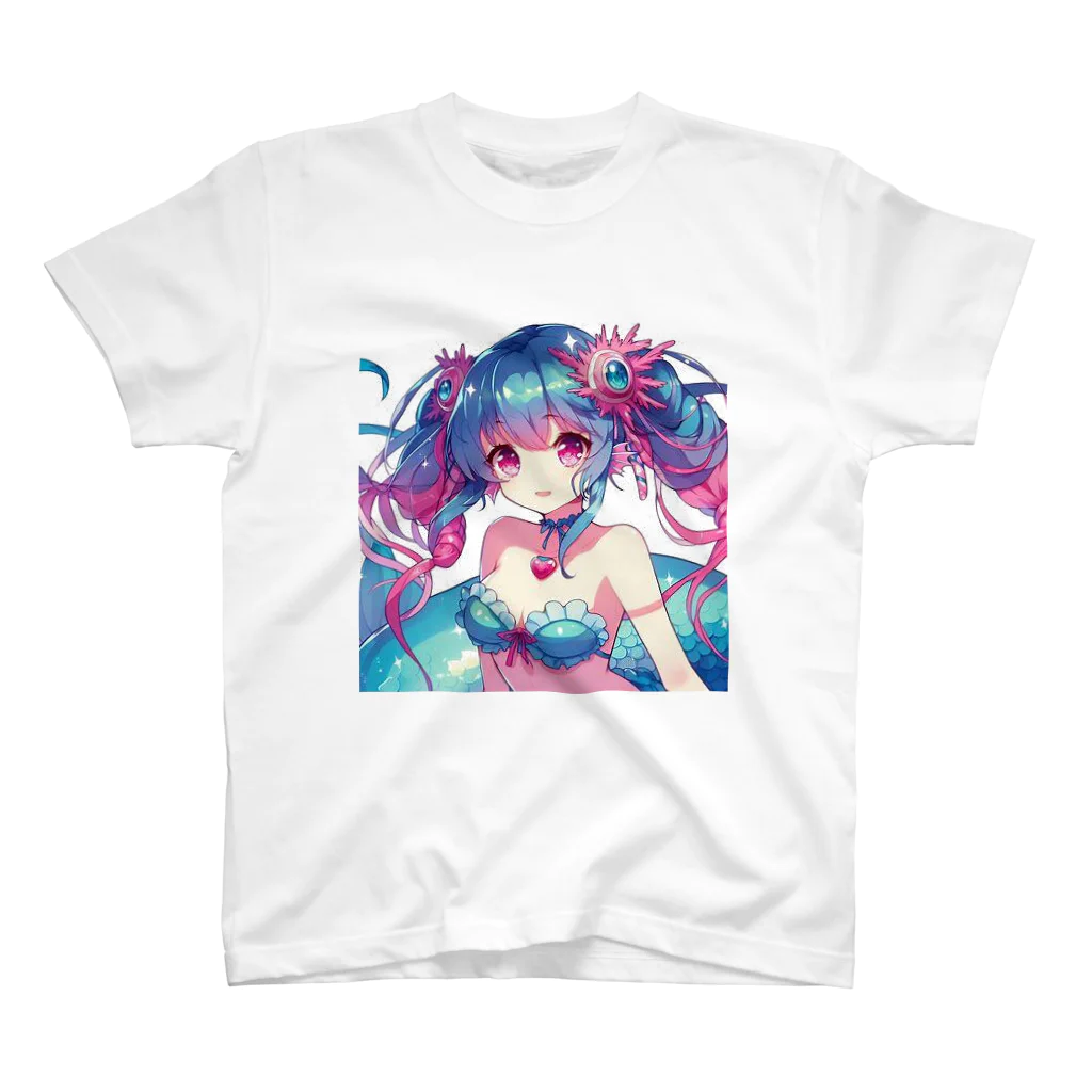 「ワンダーワールド」のかわいい人魚🧜‍♀️😅 スタンダードTシャツ