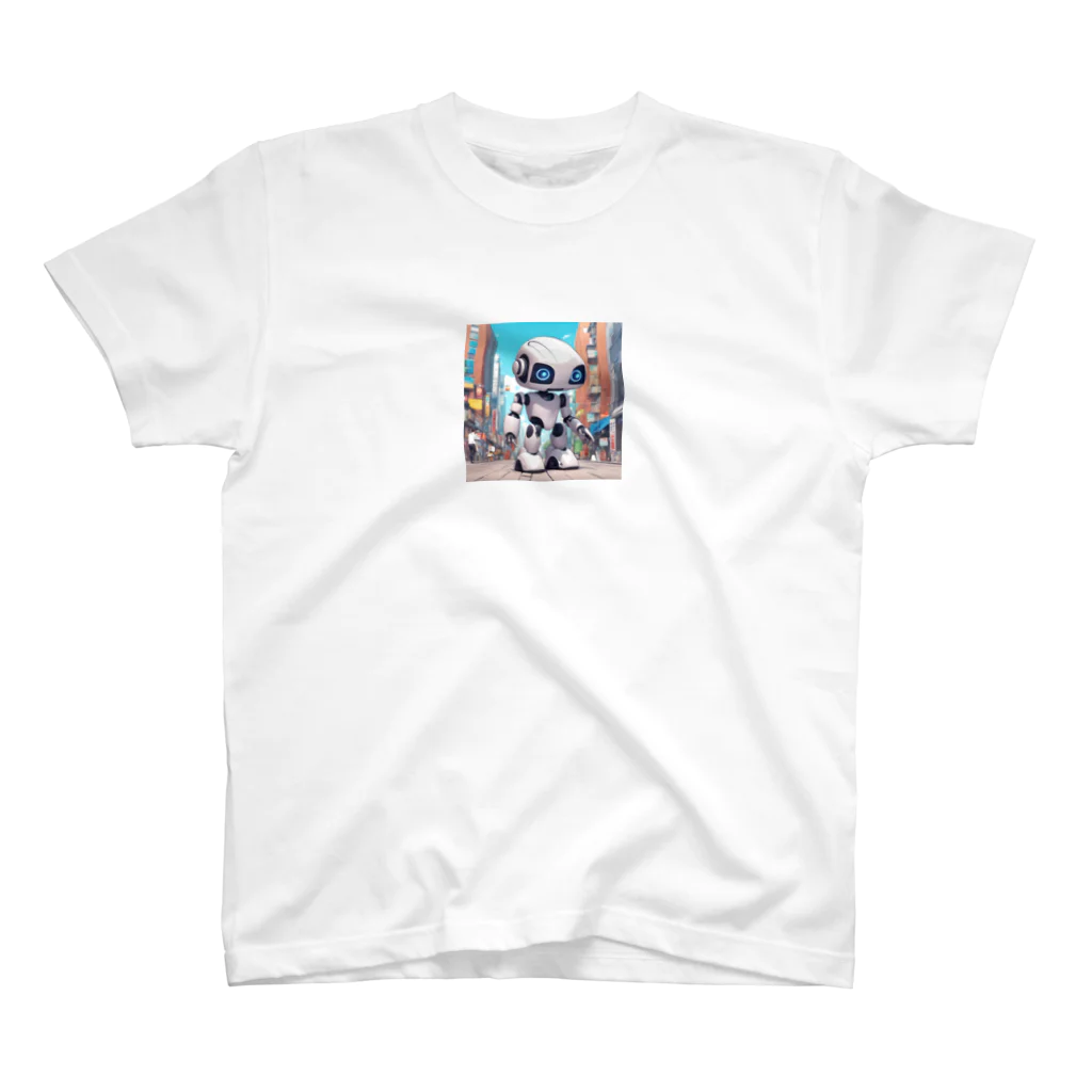 Freedomの可愛いロボットのイラストグッズ Regular Fit T-Shirt