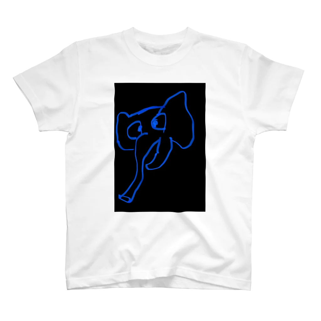 shabadabakayouのキマっちゃってるゾウ スタンダードTシャツ