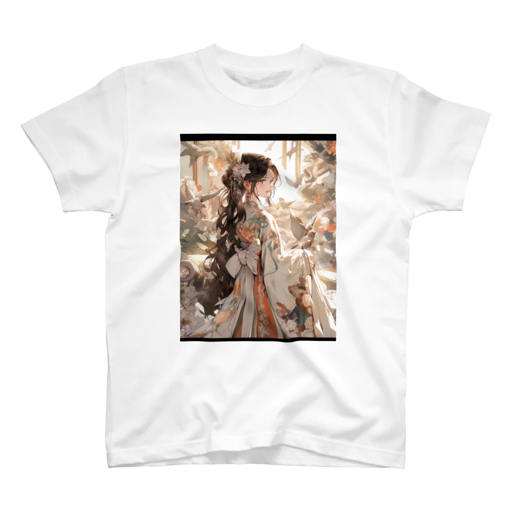 AQUAMETAVERSEの東洋のお姫様　なでしこ1478 Regular Fit T-Shirt