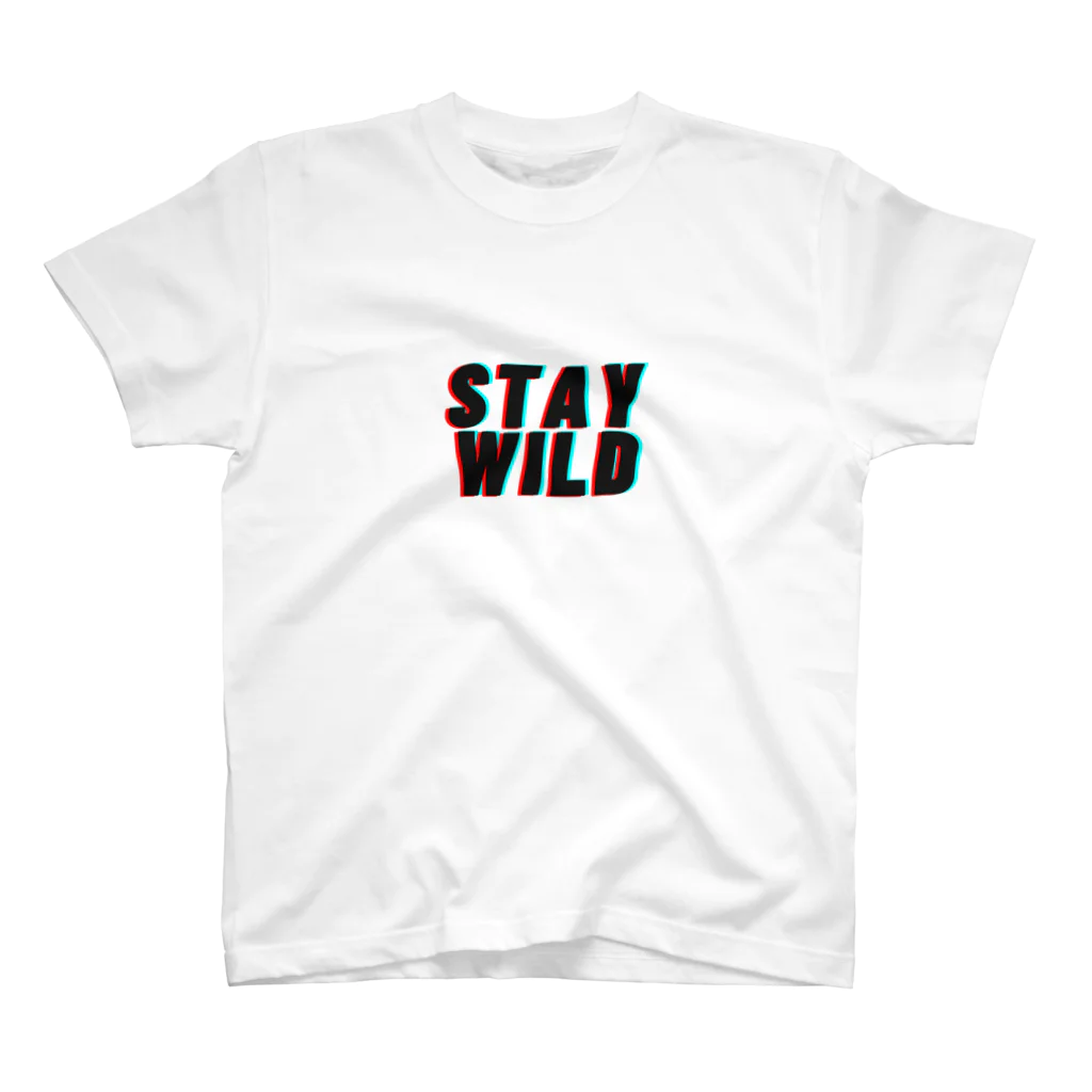 TILUのStay wild  スタンダードTシャツ