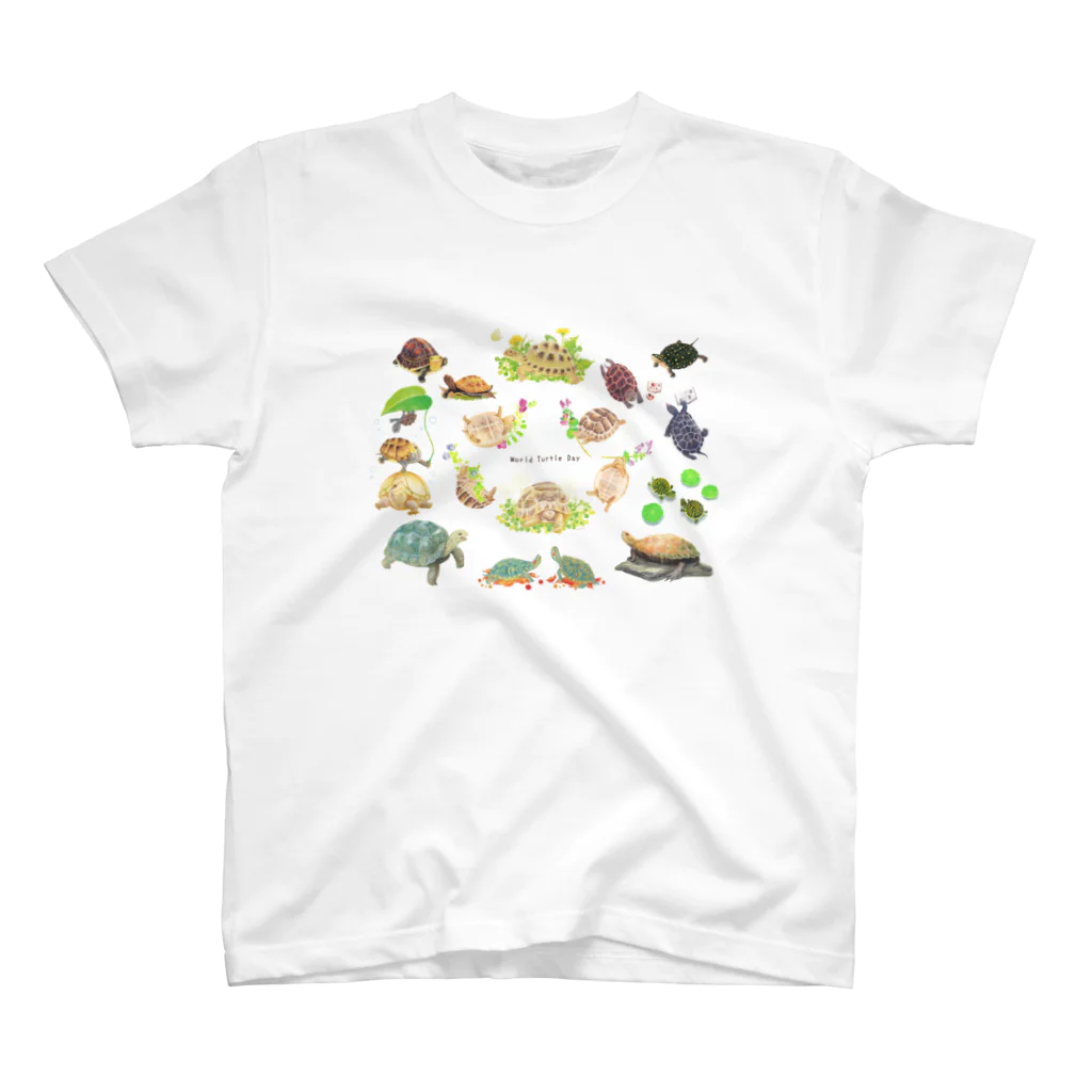 めろんぽっぷのお店だよのWorld Turtle Day スタンダードTシャツ