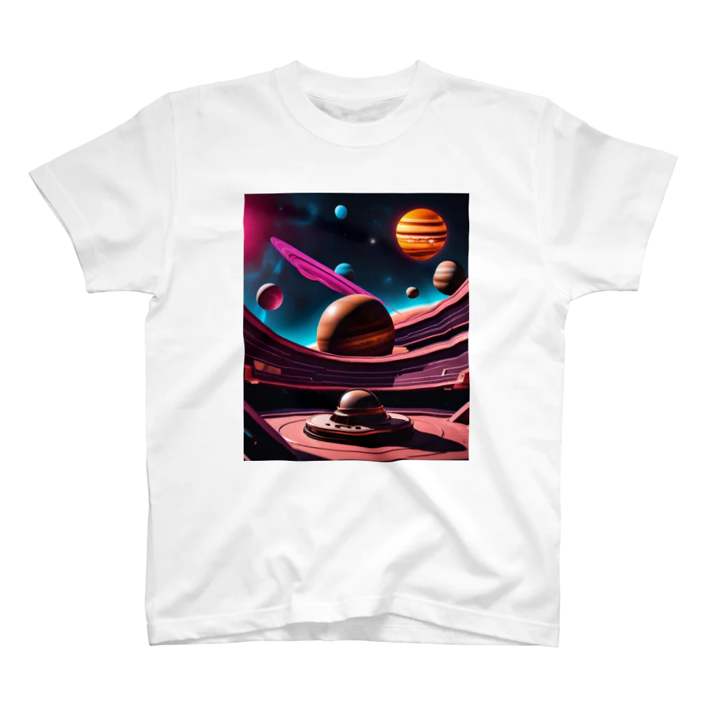 LUF_jpsのExploring the Solar System Regular Fit T-Shirt