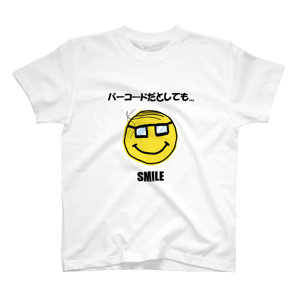 mo-zaicのバーコードだとしても...ＳＭＩＬＥ Regular Fit T-Shirt