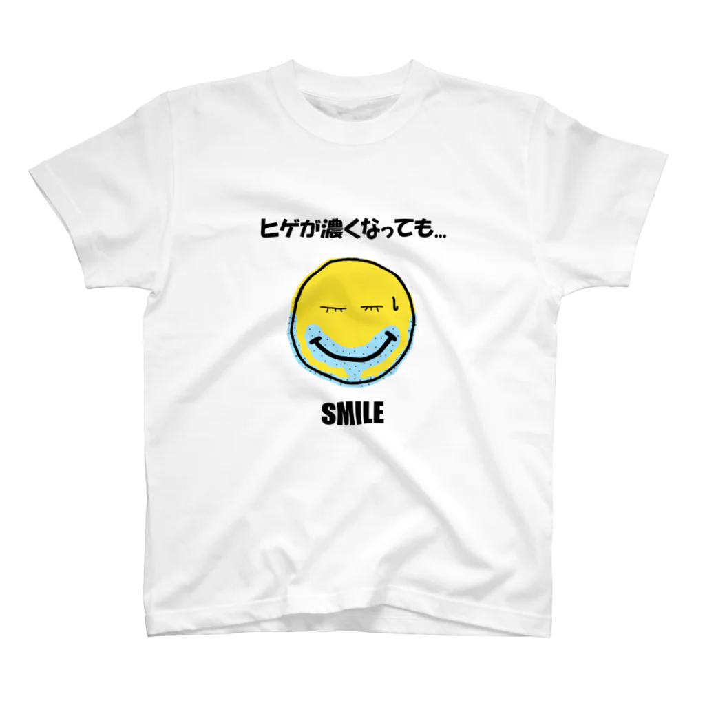 mo-zaicのヒゲが濃くなっても...ＳＭＩＬＥ（ただ、カミソリ負けするんだよね...） スタンダードTシャツ