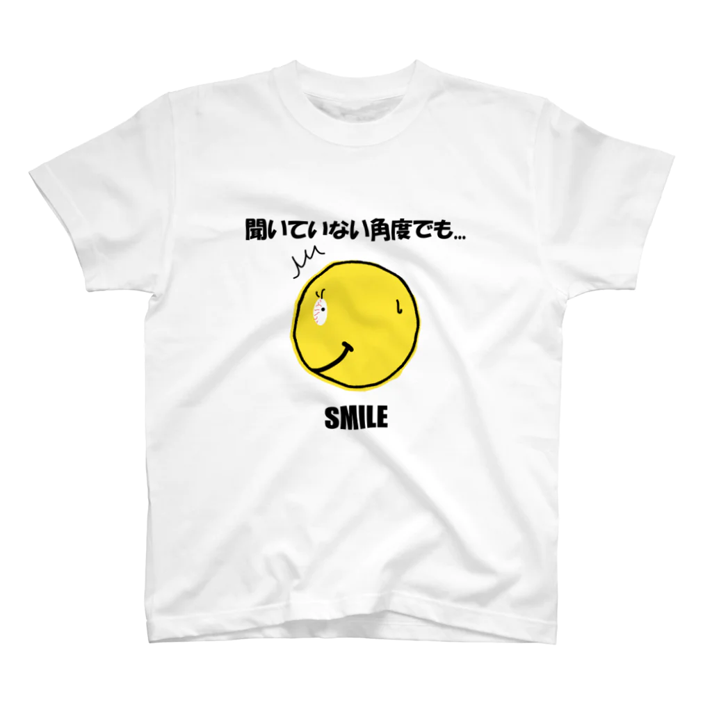 mo-zaicの聞いていない角度でも...ＳＭＩＬＥ（横からの説明は聞いてないよ。。。） Regular Fit T-Shirt