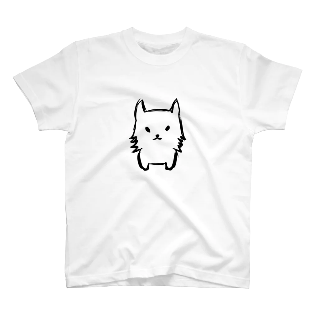 Ran_AzureのHappyヨーキー・モノトーン Regular Fit T-Shirt