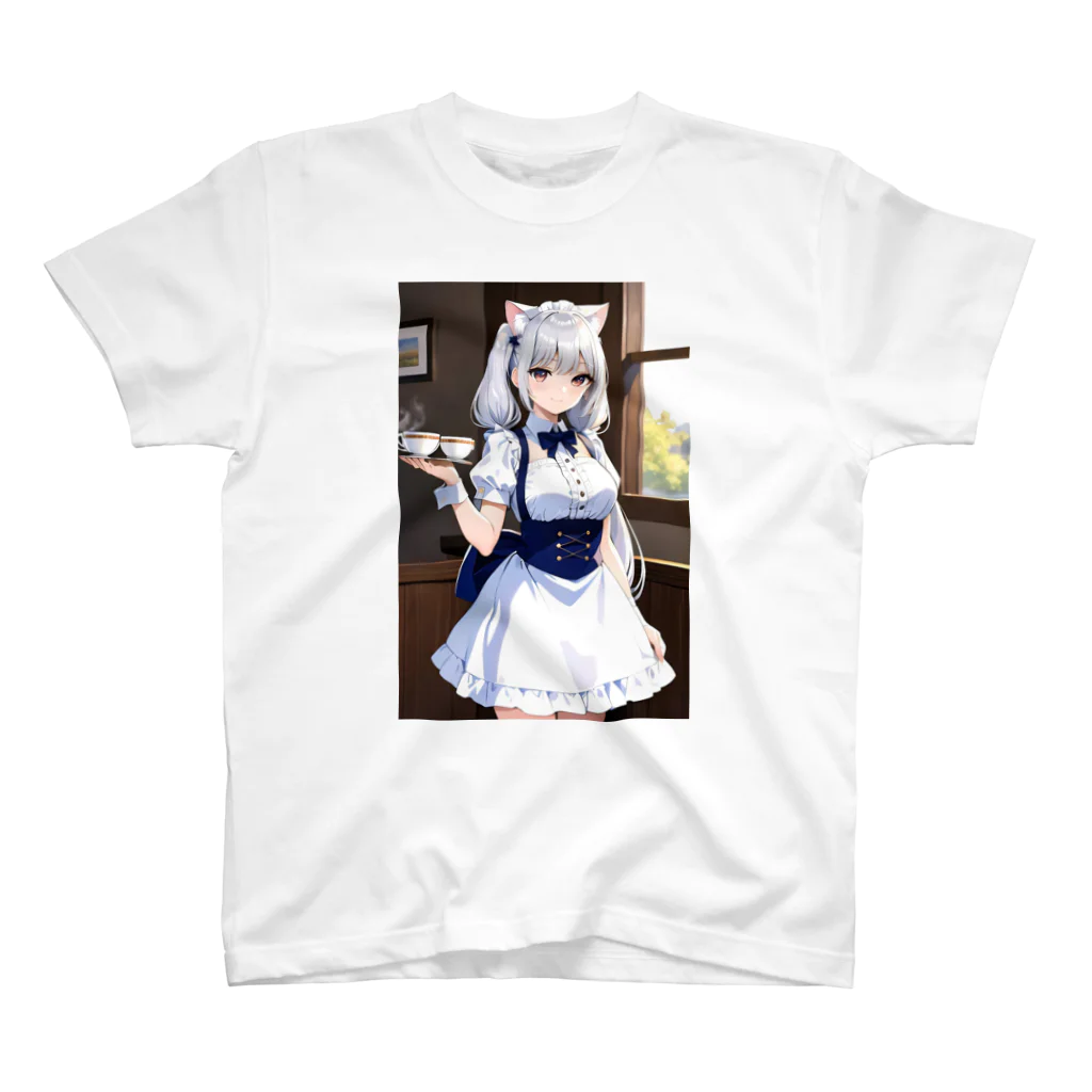 魔法猫少女ルナの魔法猫少女ルナ アルバイト01 高校生 スタンダードTシャツ