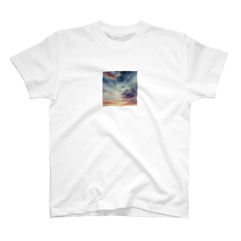 秋山せれなの空のグラデーション Regular Fit T-Shirt