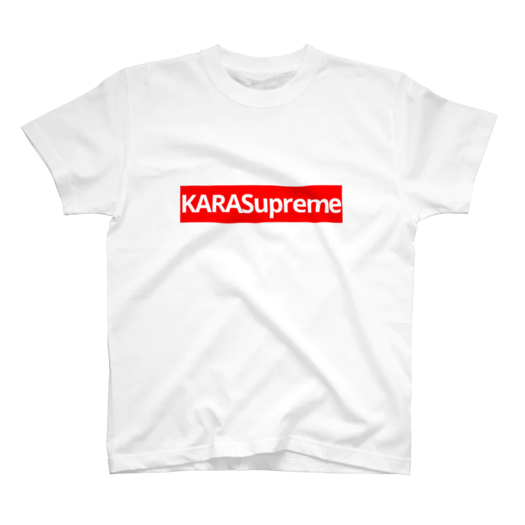 鴉番組公式SHOPのKARASupremeロゴアイテム スタンダードTシャツ