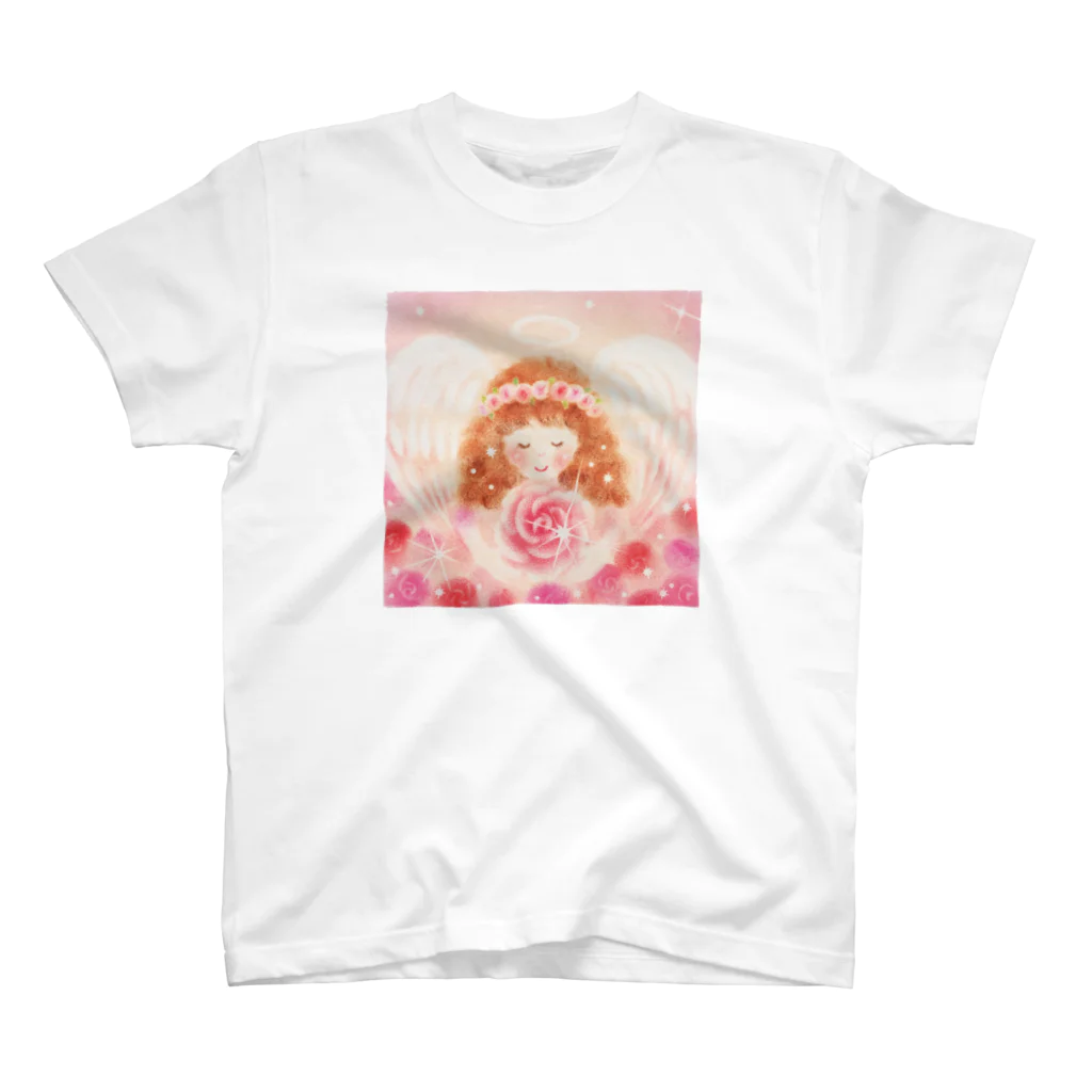  Pastel Design Art 天使のお部屋の女神の様な天使 スタンダードTシャツ