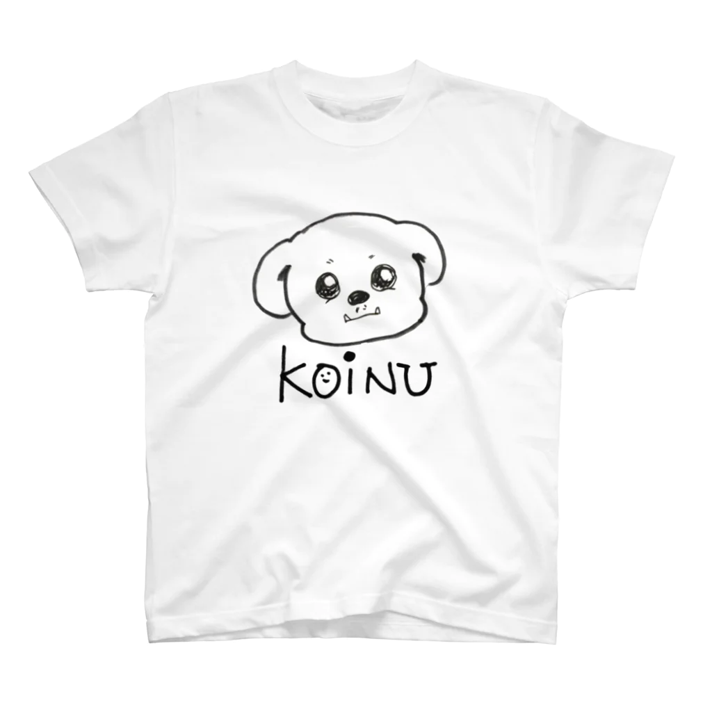 こいぬしょっぷのこいぬフェイスＴシャツ スタンダードTシャツ