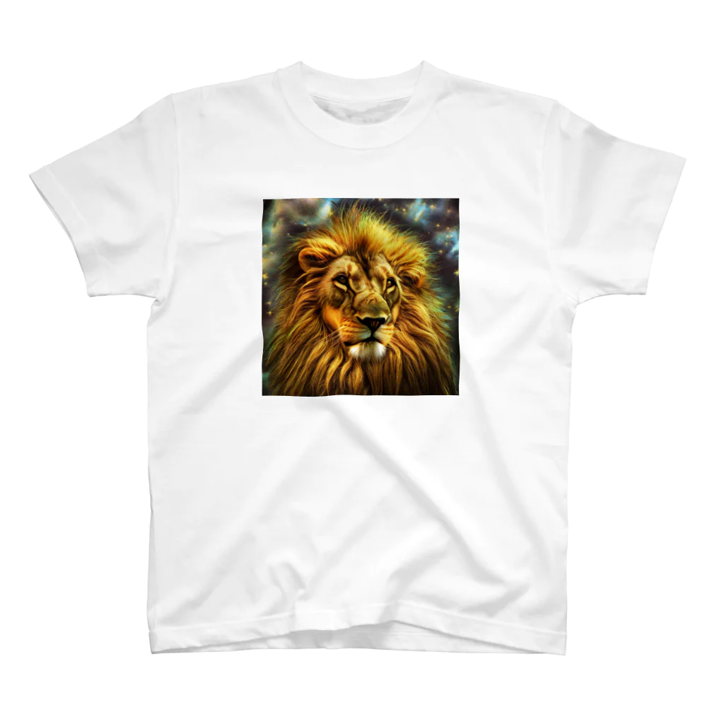russell russellの神々しいライオン Regular Fit T-Shirt