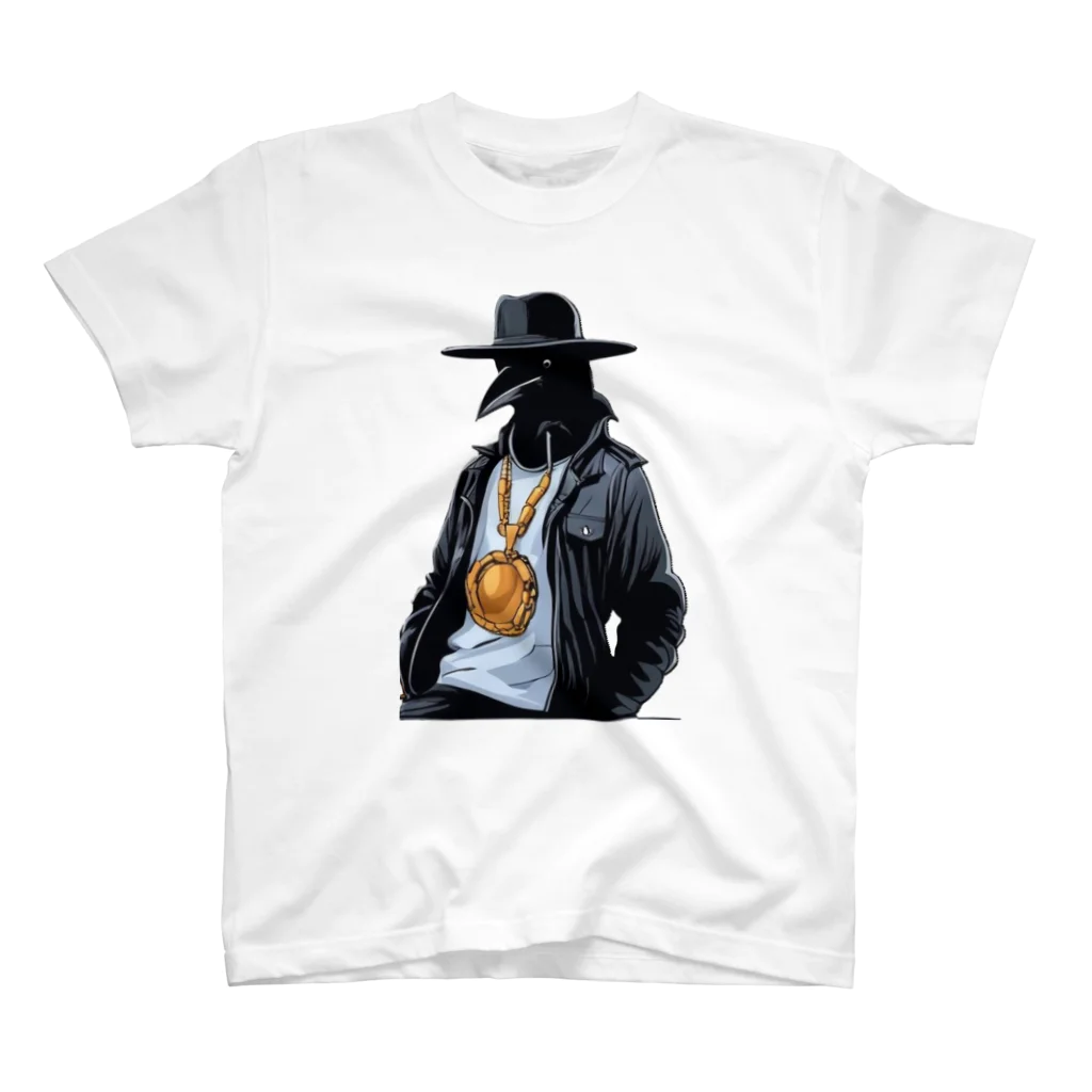 鴉番組公式SHOPのカラスチャンネルオリジナルデザインカラス Regular Fit T-Shirt