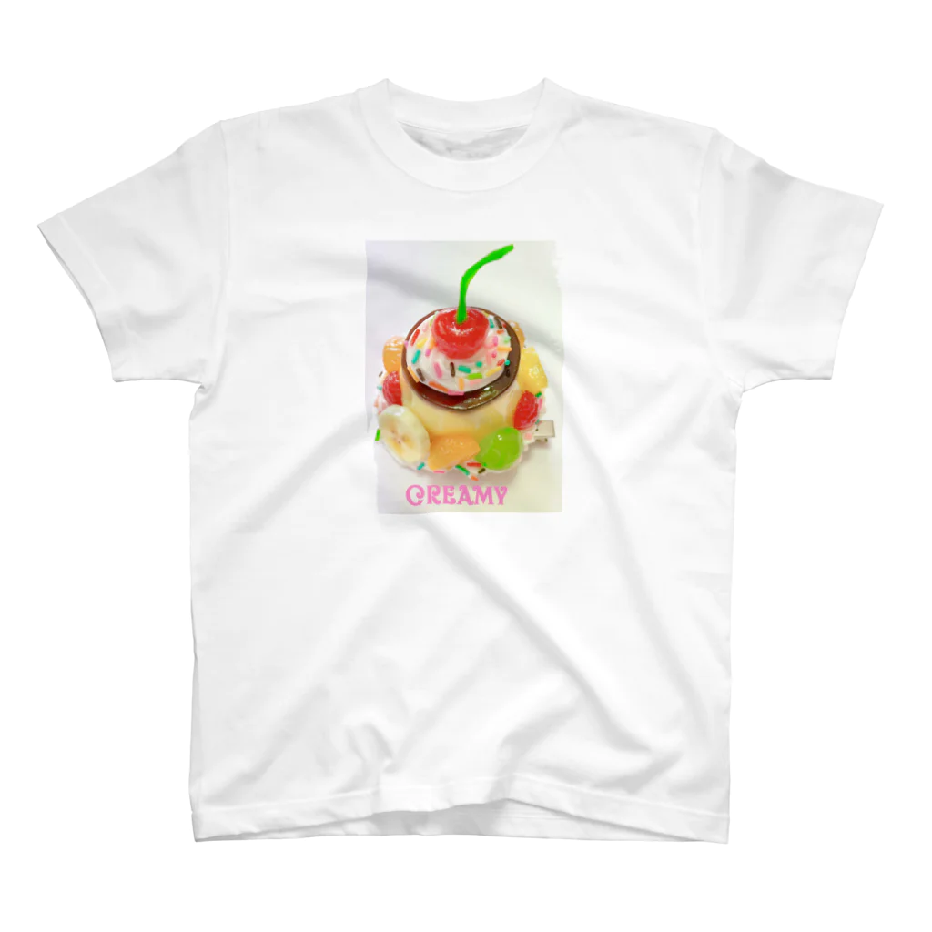 Creamyのレトロプリン🍮🍒 Regular Fit T-Shirt