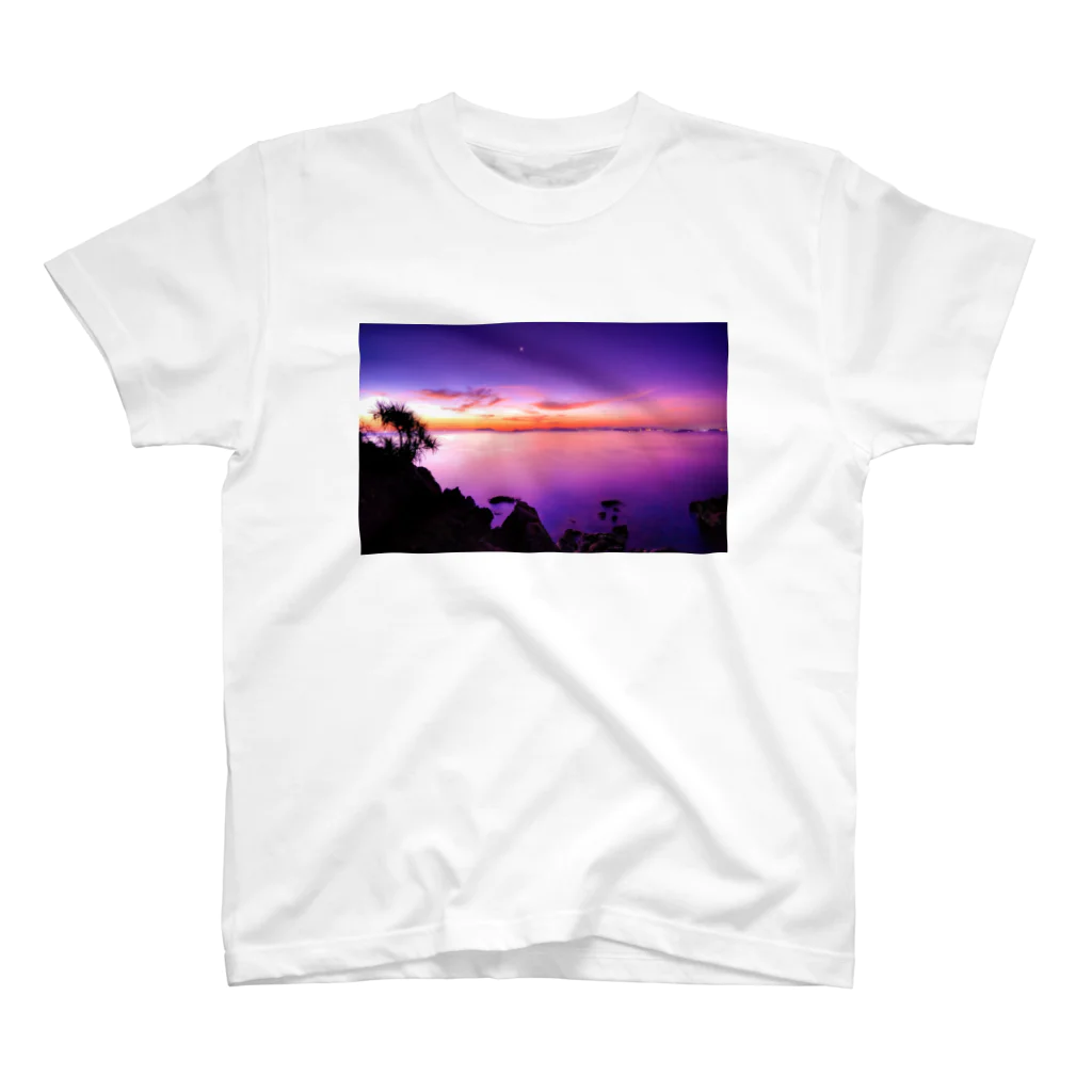 -優雅-  の夕焼け満喫ン。 スタンダードTシャツ