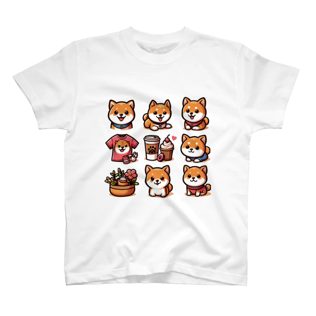 潮風の柴犬 Regular Fit T-Shirt
