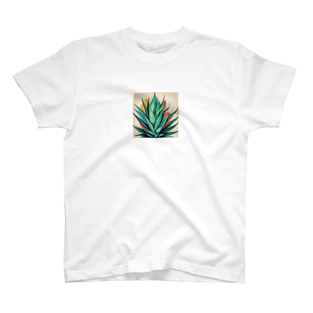 Plantenpercentのアガベグッズ1 Regular Fit T-Shirt