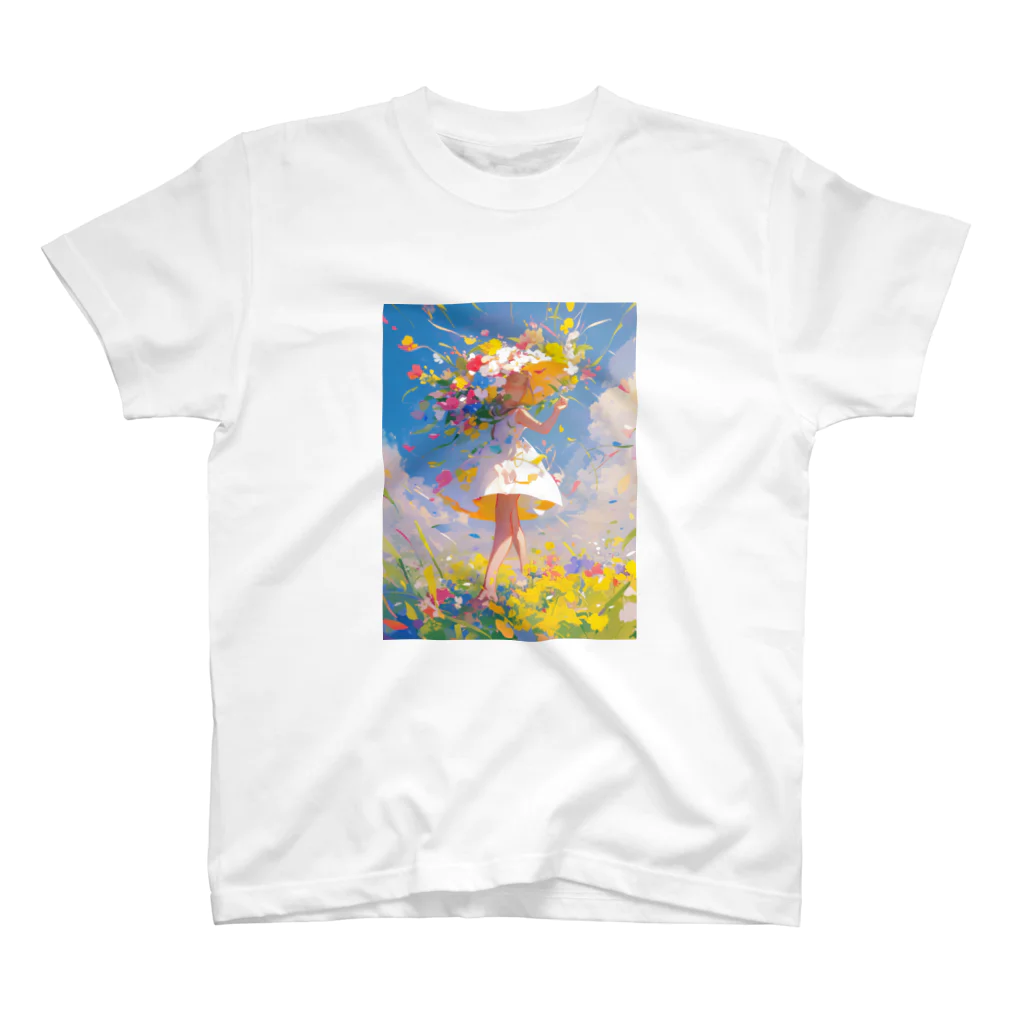 AQUAMETAVERSEの花のささやき　ラフルール　1859 スタンダードTシャツ