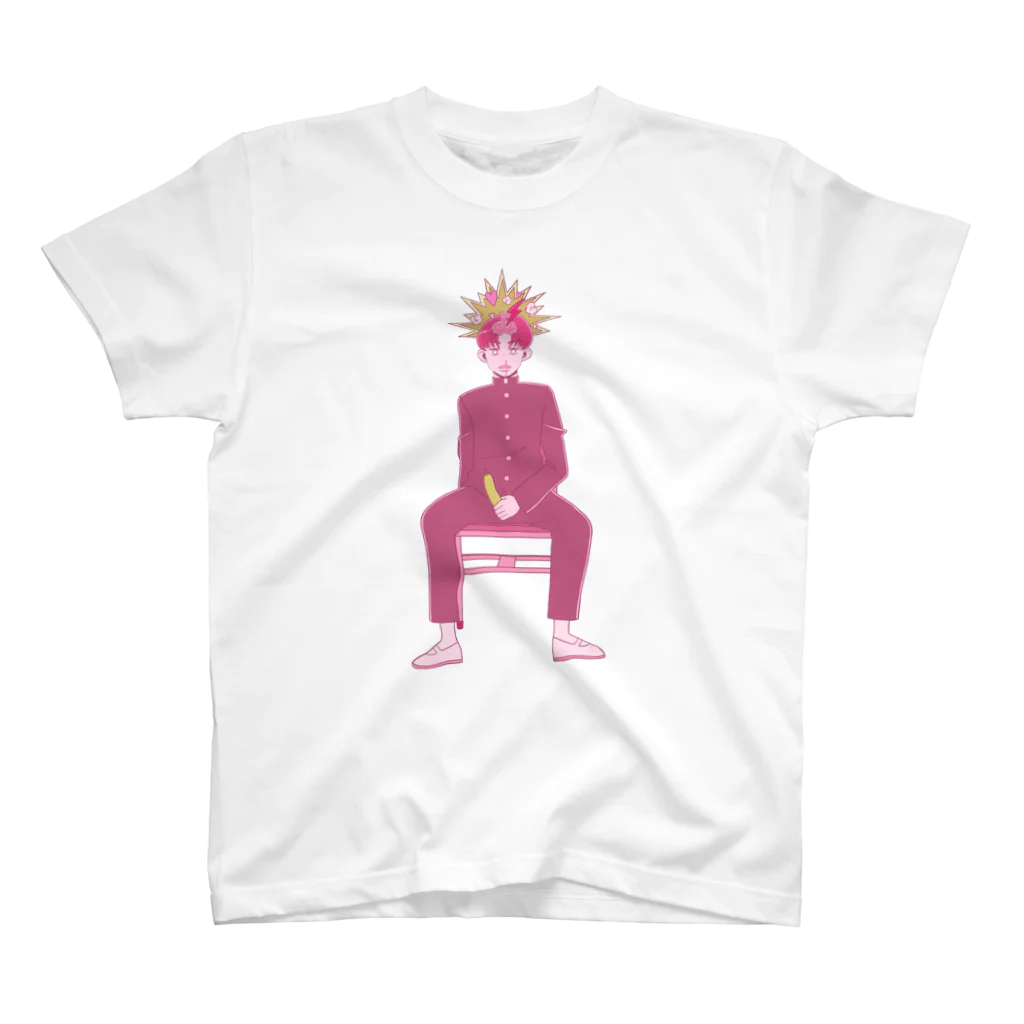 ノーパンのピンクチェリー Regular Fit T-Shirt