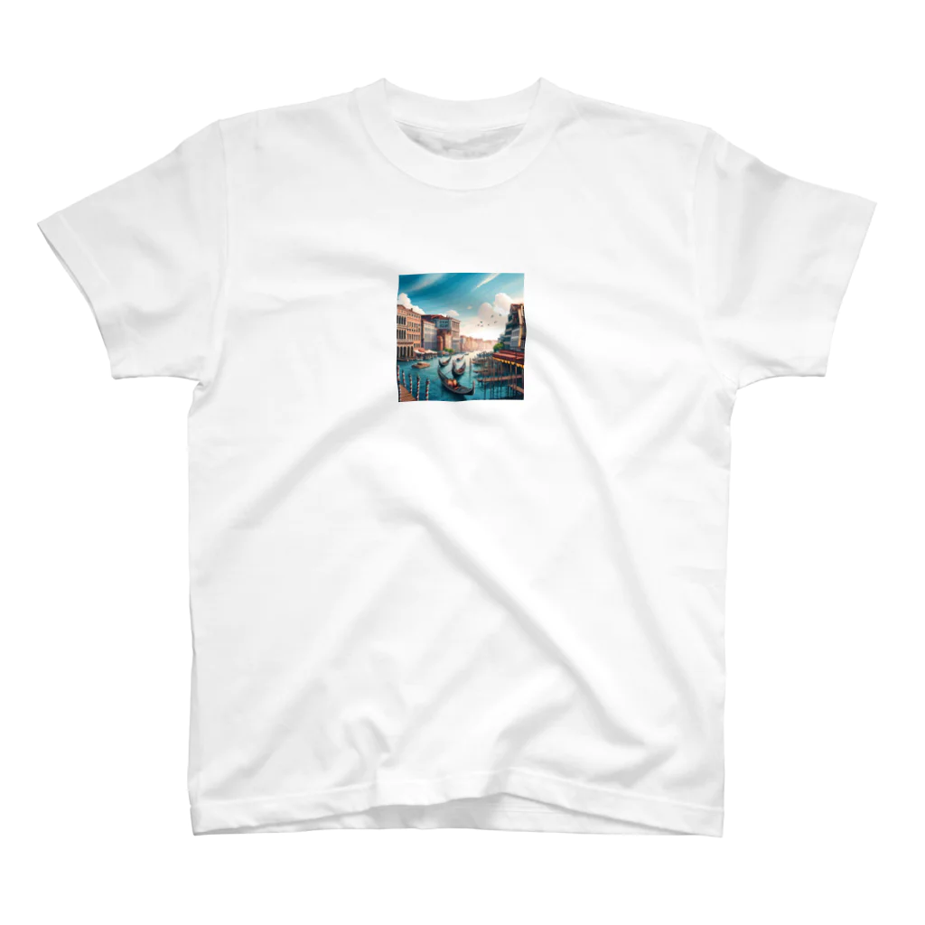 Pixel Art Goodsのヴェネチア（pixel art） Regular Fit T-Shirt